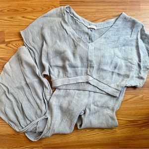 Light Blue Charme U Two-Piece Set